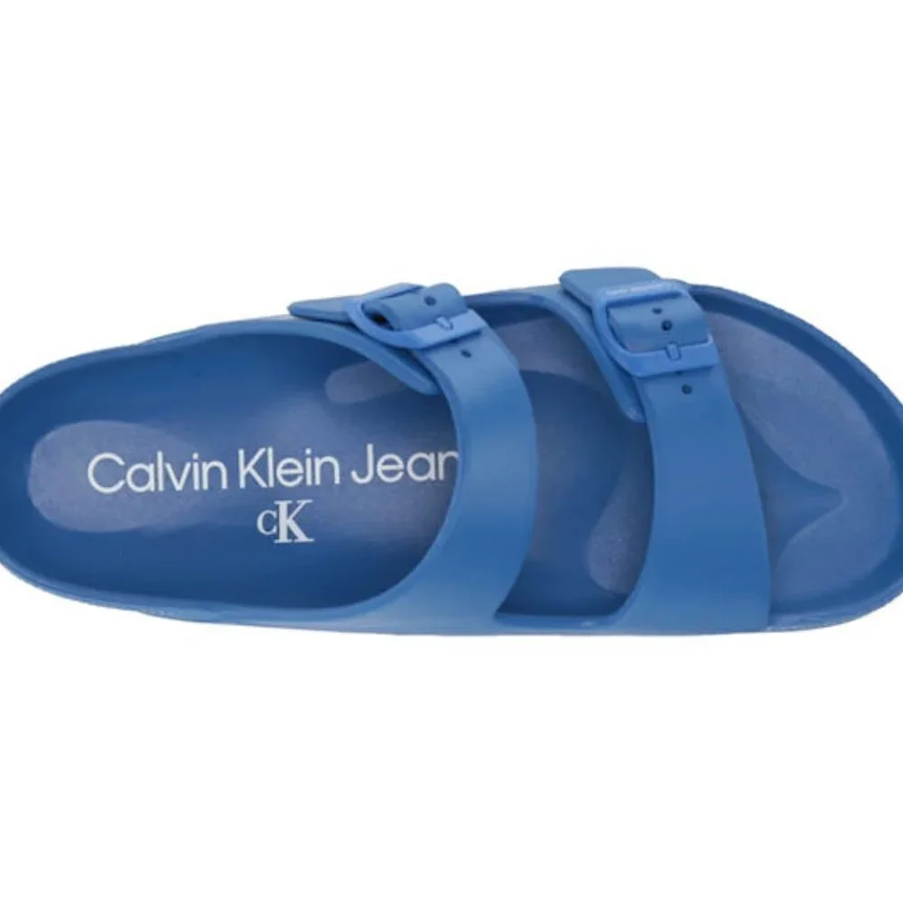 Calvin Klein Mens Zion Sandal Palace Blue Size: 12 NIB